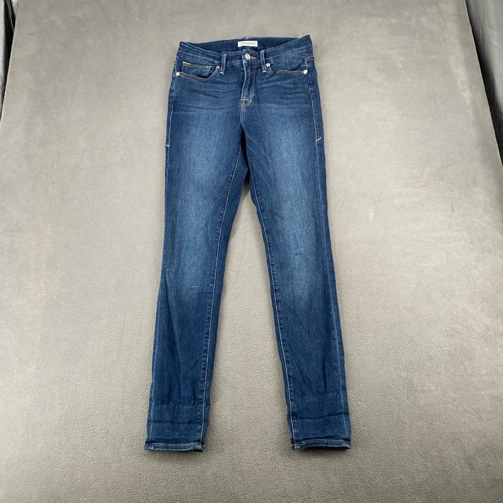 Good American Good Legs Skinny Jeans Blue 6/28 GAGL899 High Rise Denim